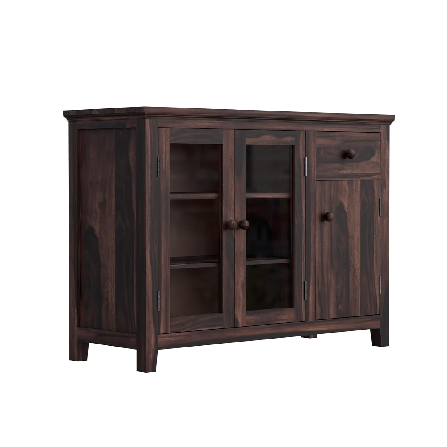 mahogany wooden cabinet crockery 