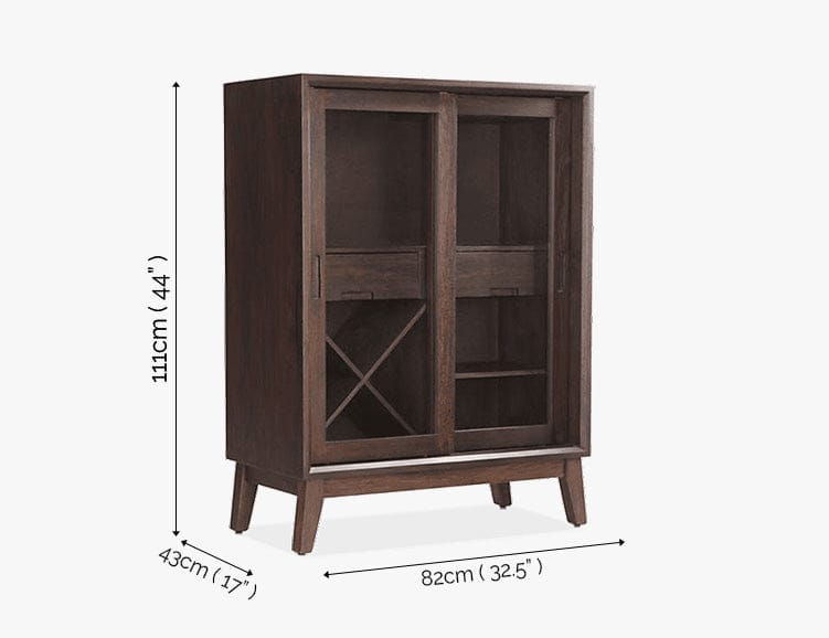 Wooden personal mini bar