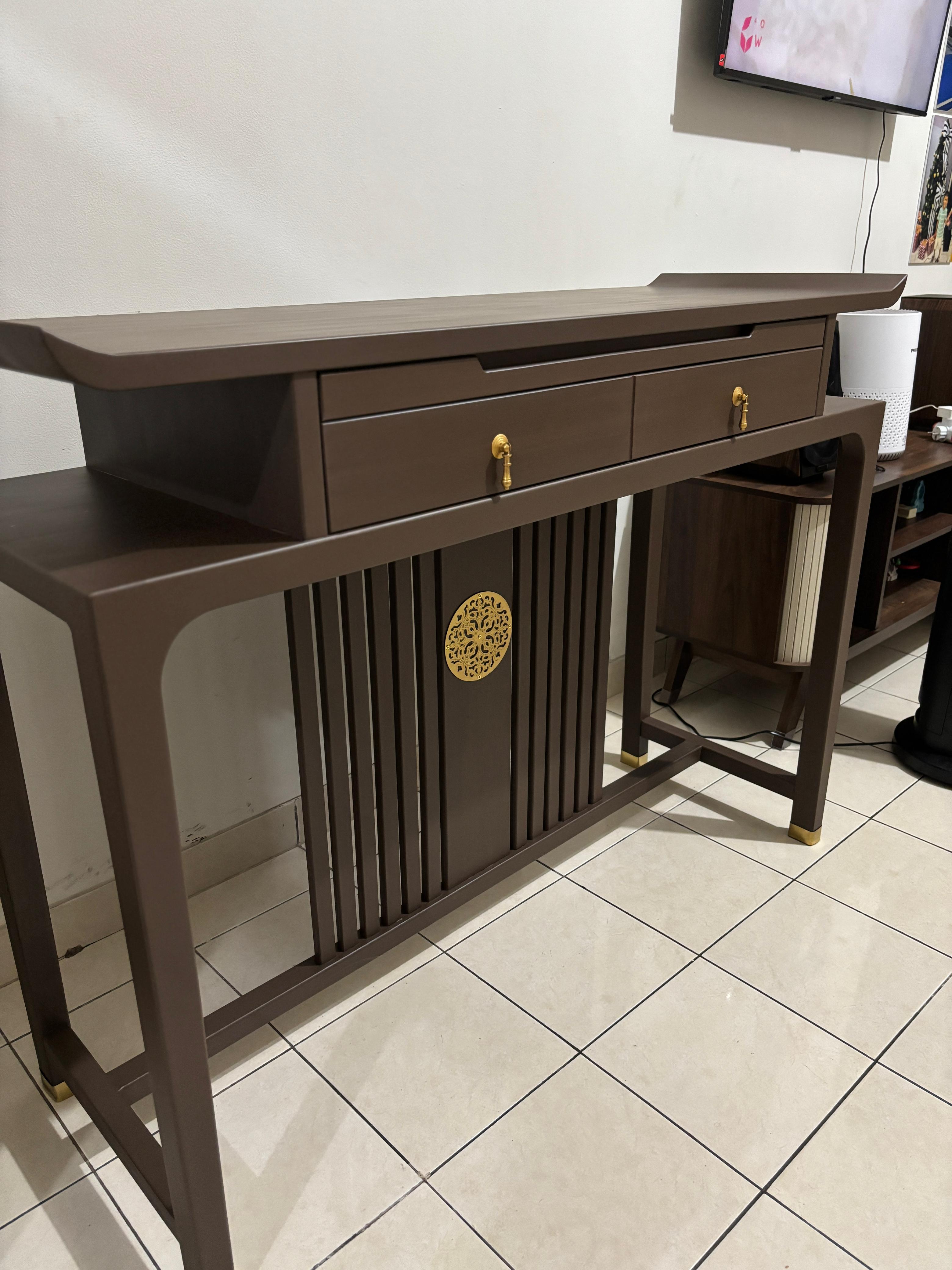 Elegant Wooden Console Table