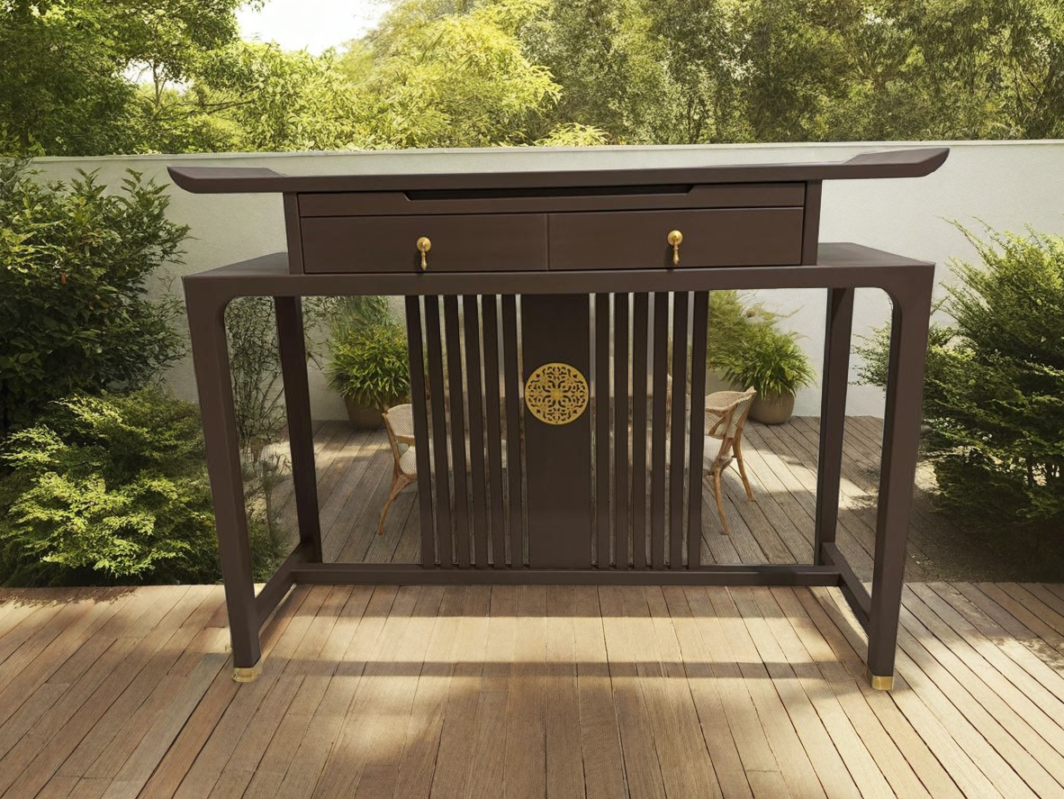 Elegant Wooden Console Table