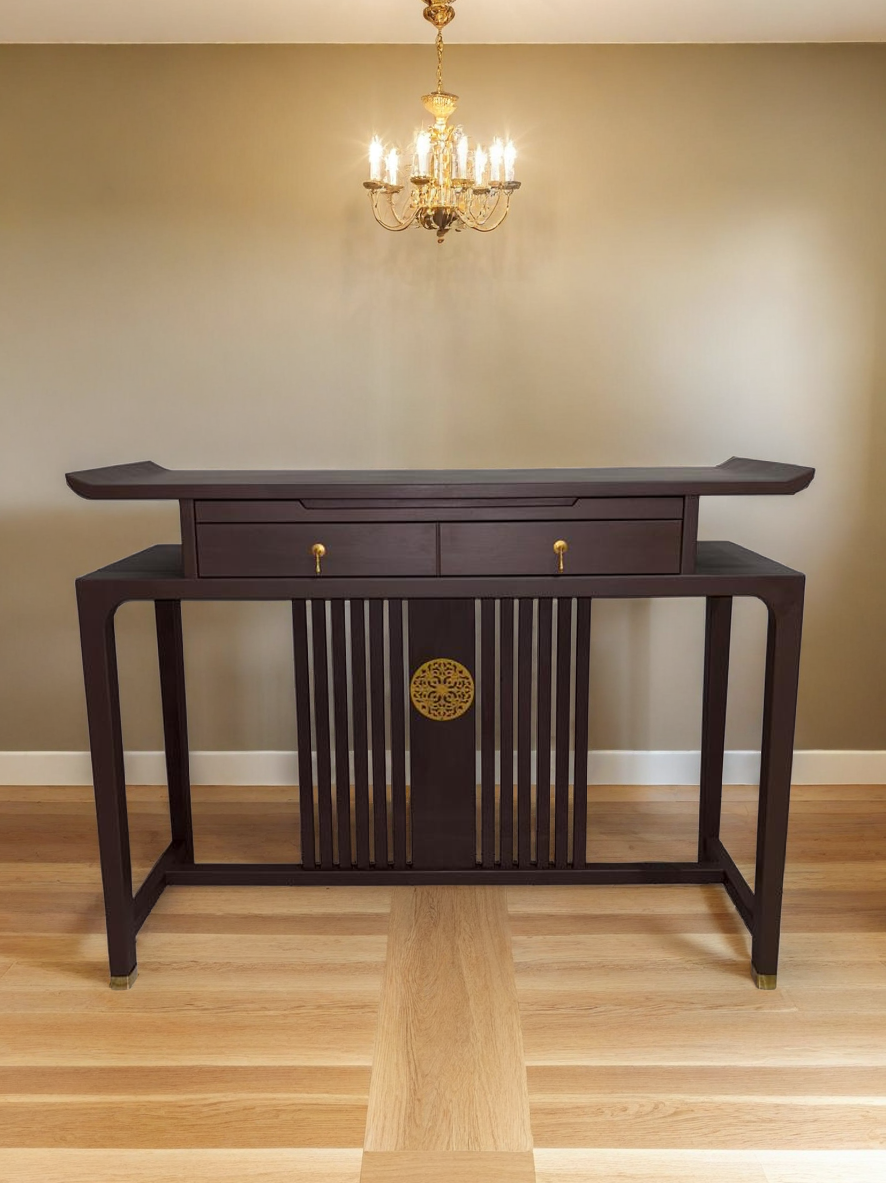 Elegant Wooden Console Table
