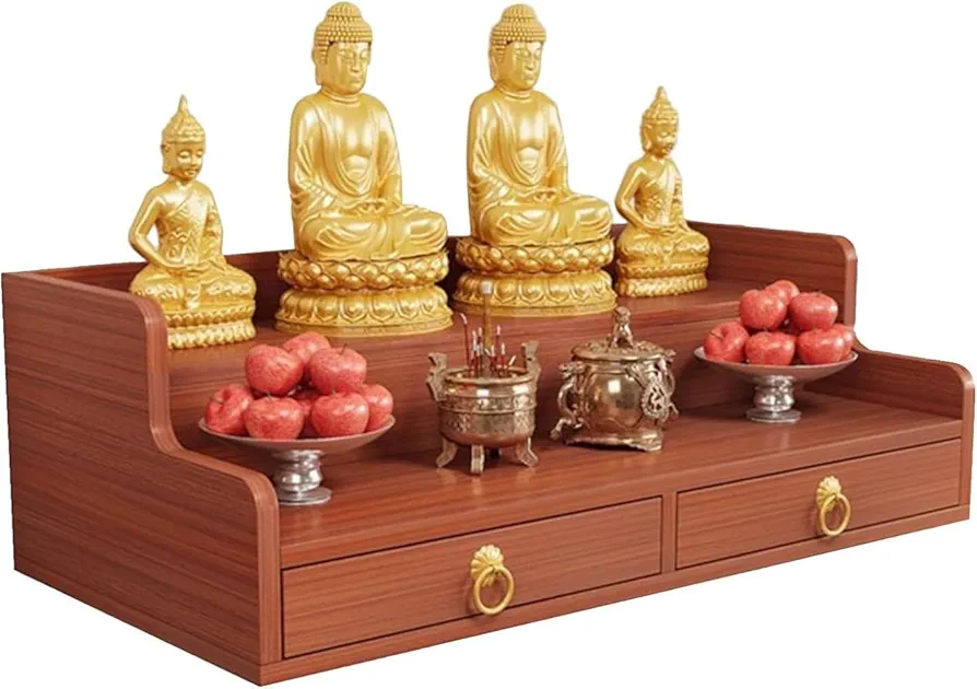 Wooden hanging Buddhist Altar