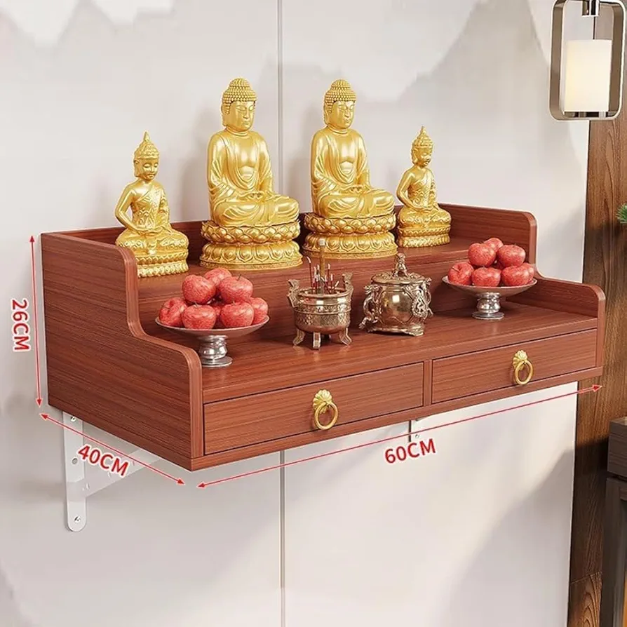 Wooden hanging Buddhist Altar