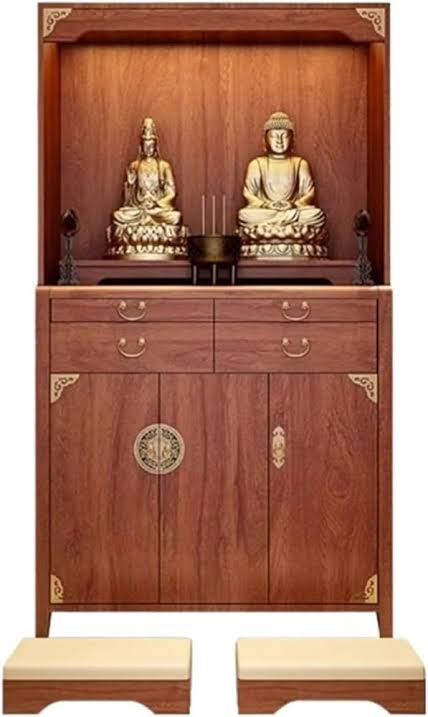 Elegant Wooden Display Cabinet altar