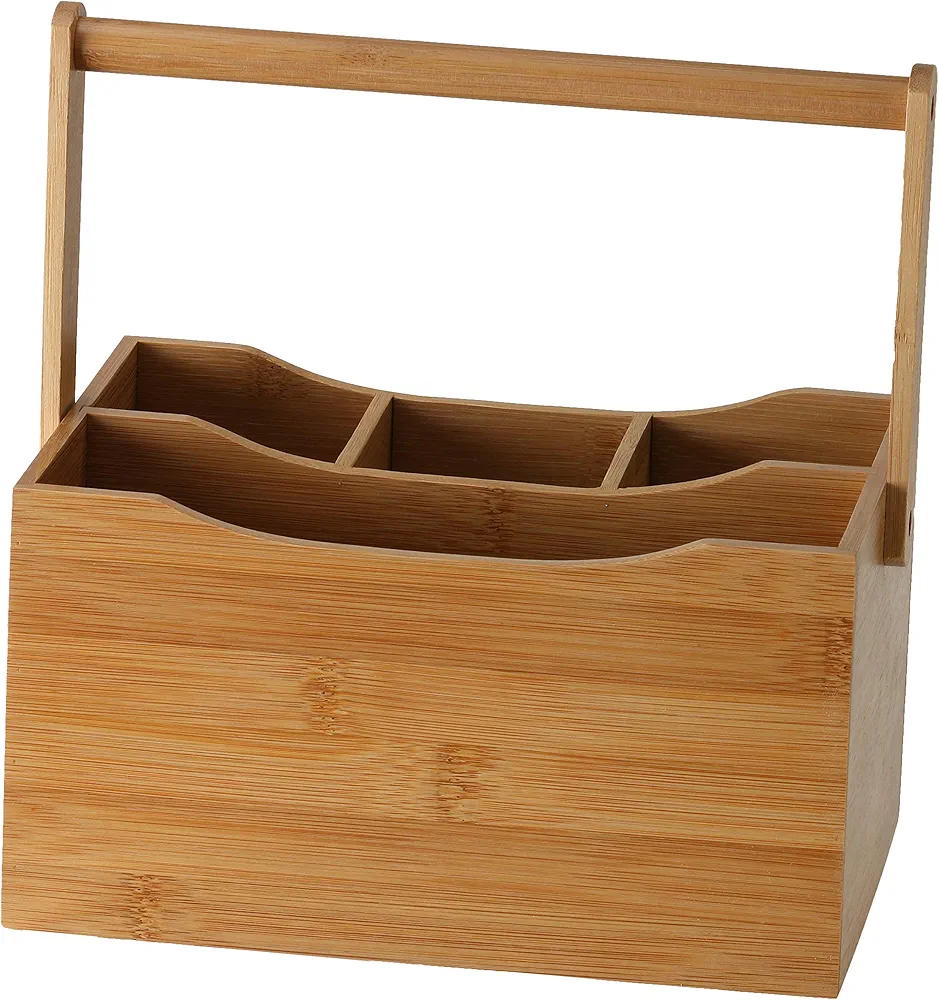 Wooden cutlery storage holder