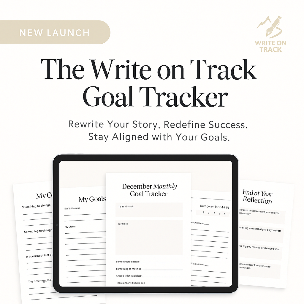 The Write on Track Goal Tracker