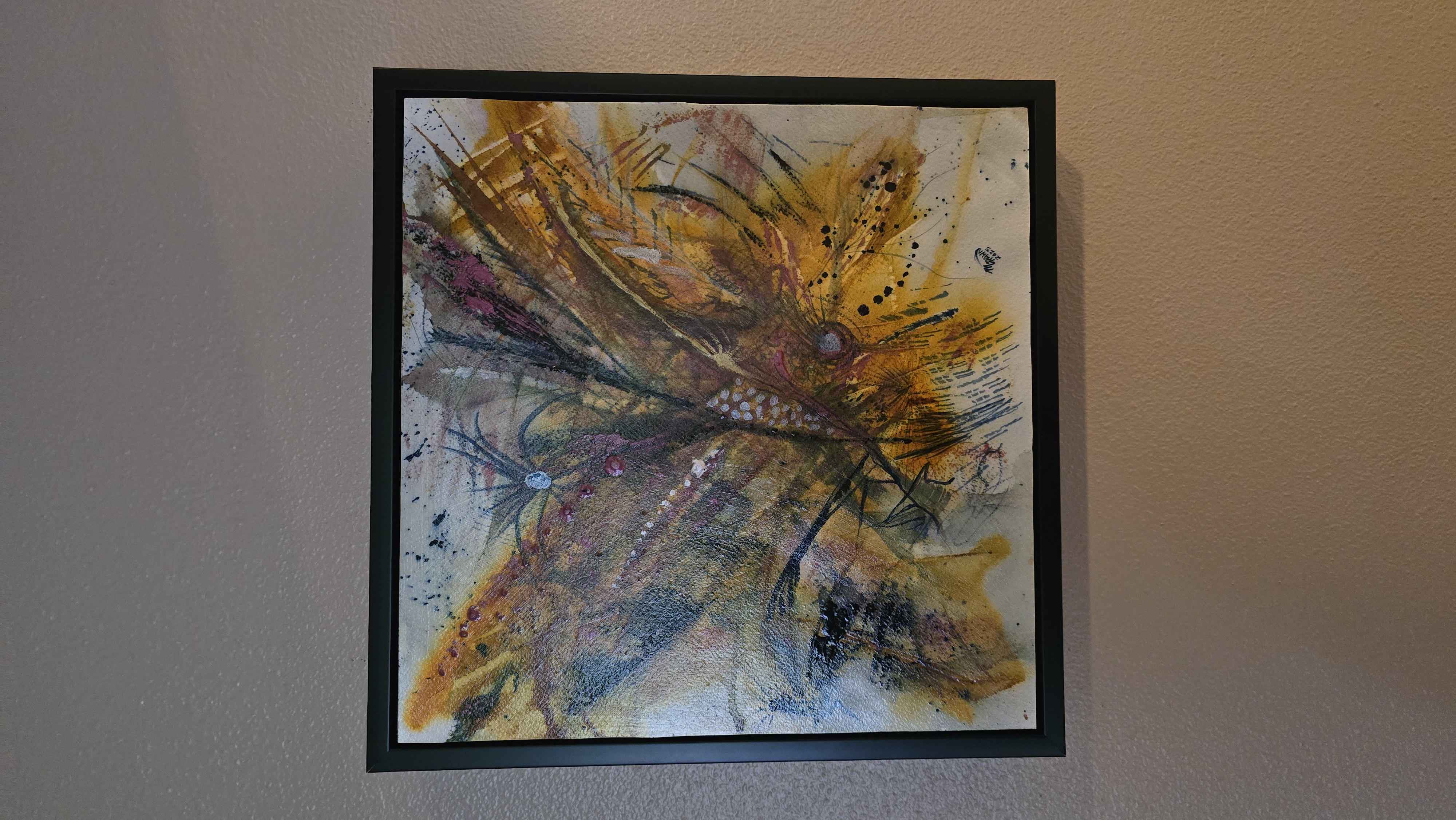 Abstract Watercolor Painting