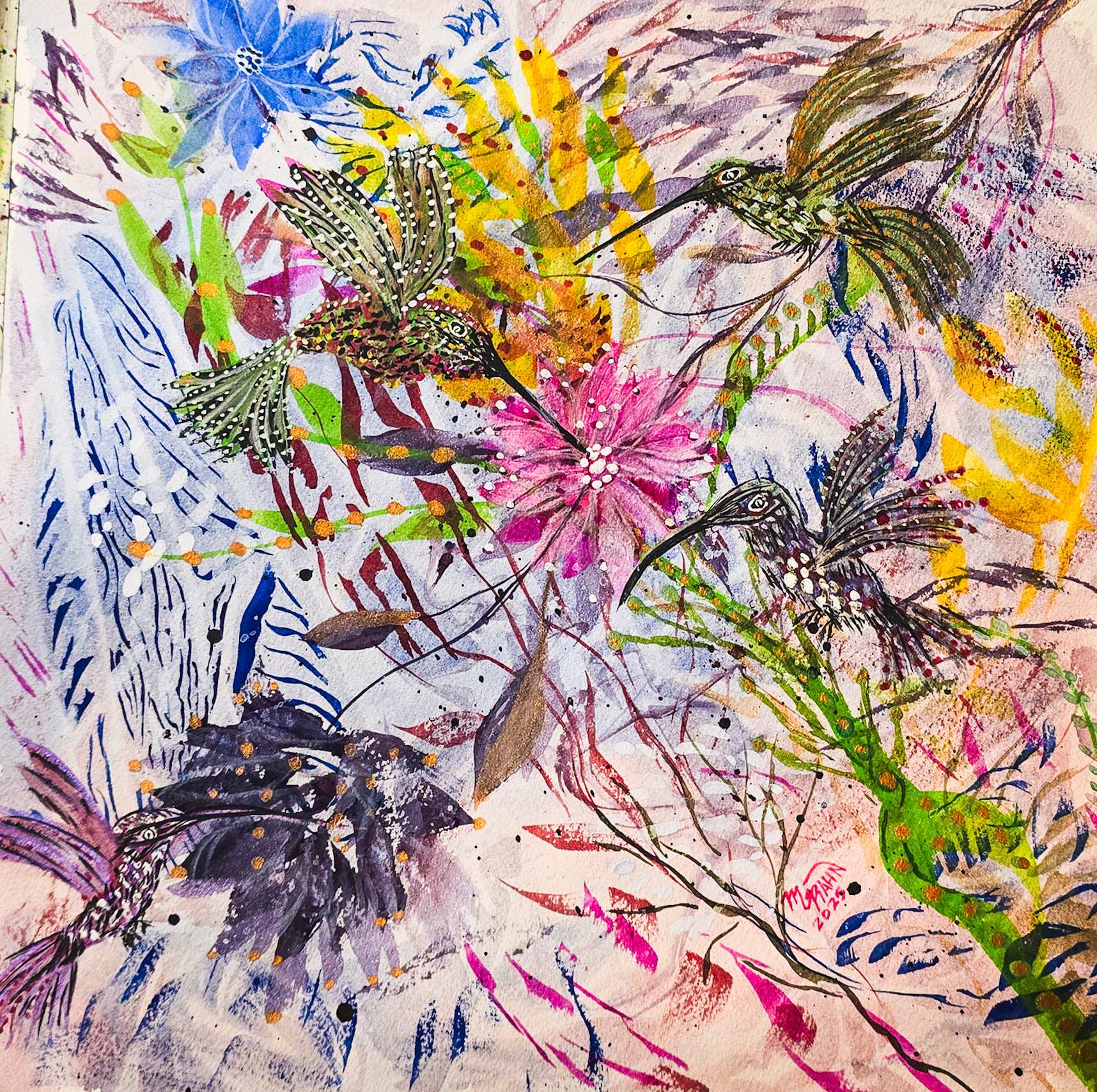 Hummingbirds in Bloom