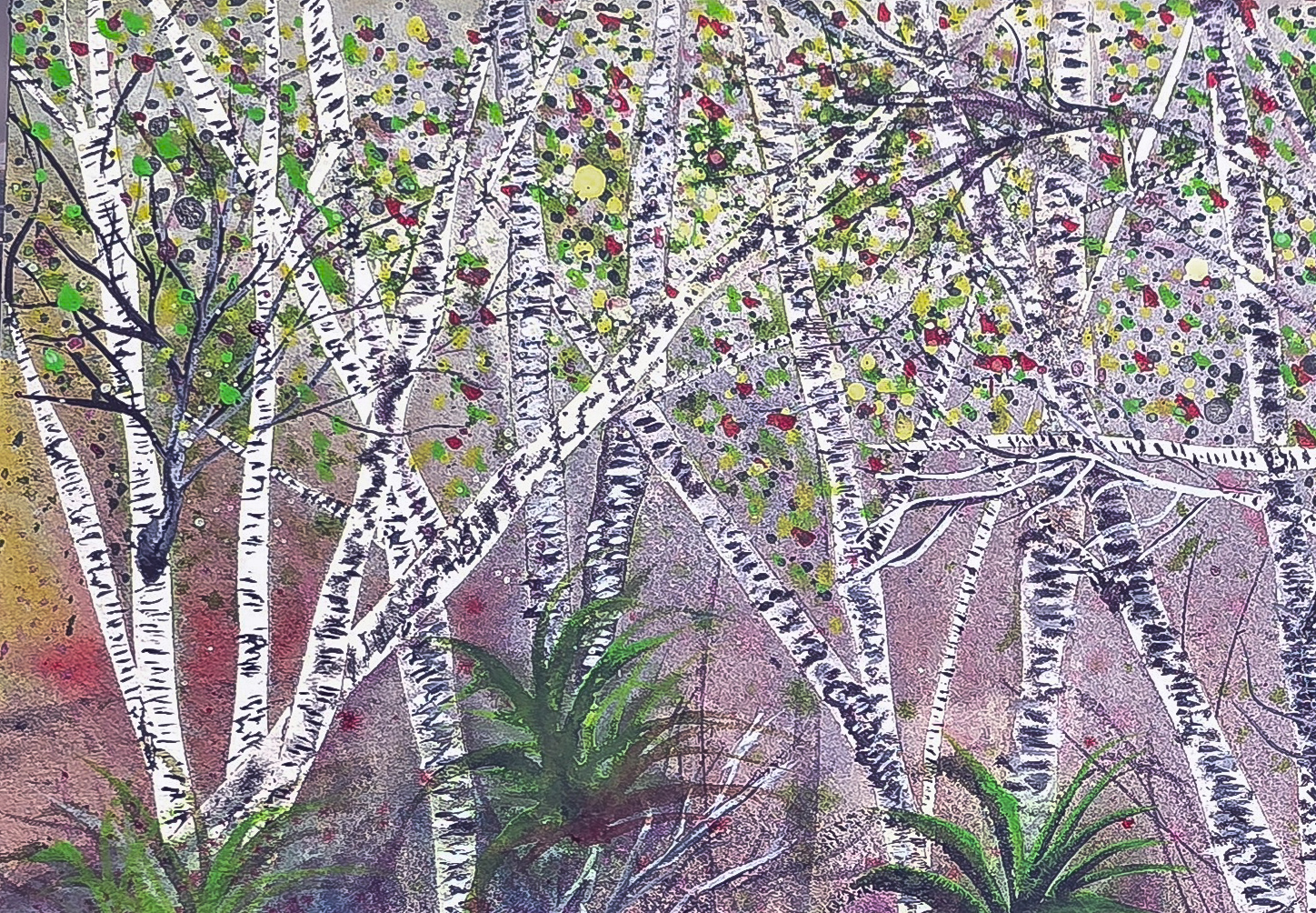 Birch forest 