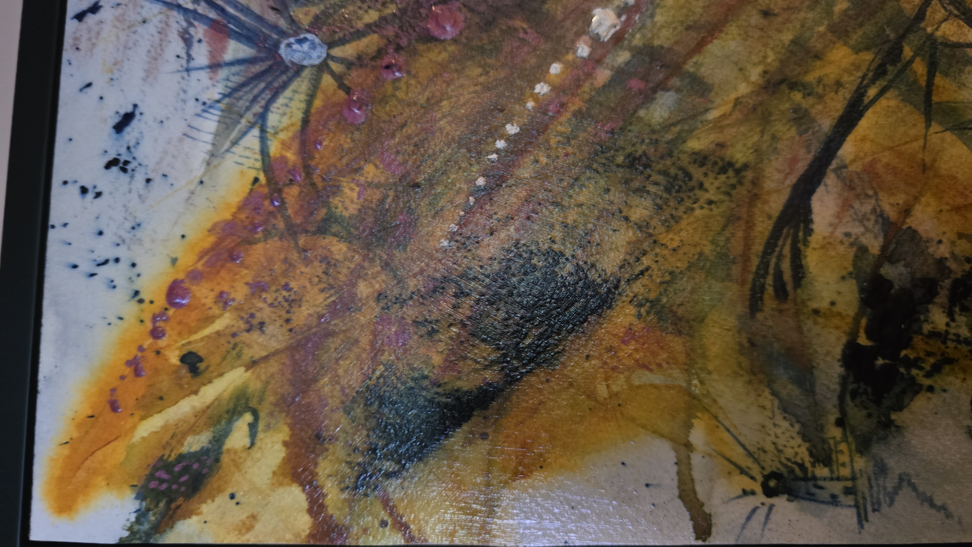 Abstract Watercolor Painting