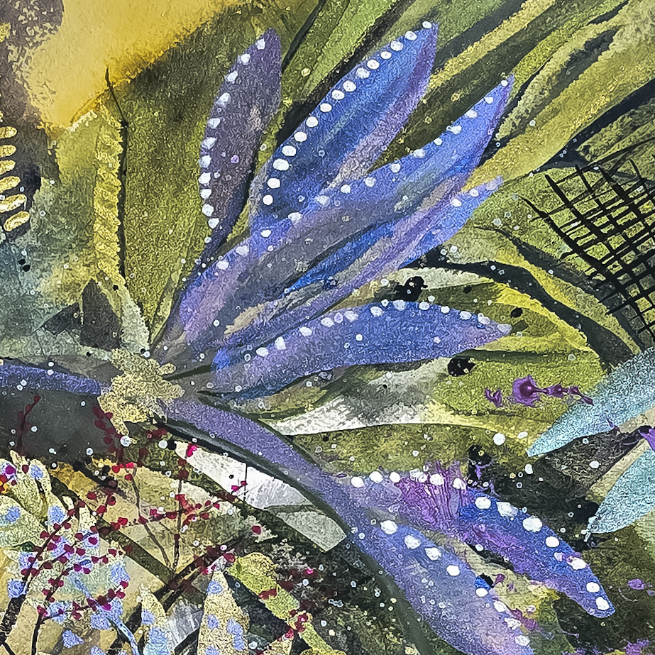 Abstract Botanical Art Painting