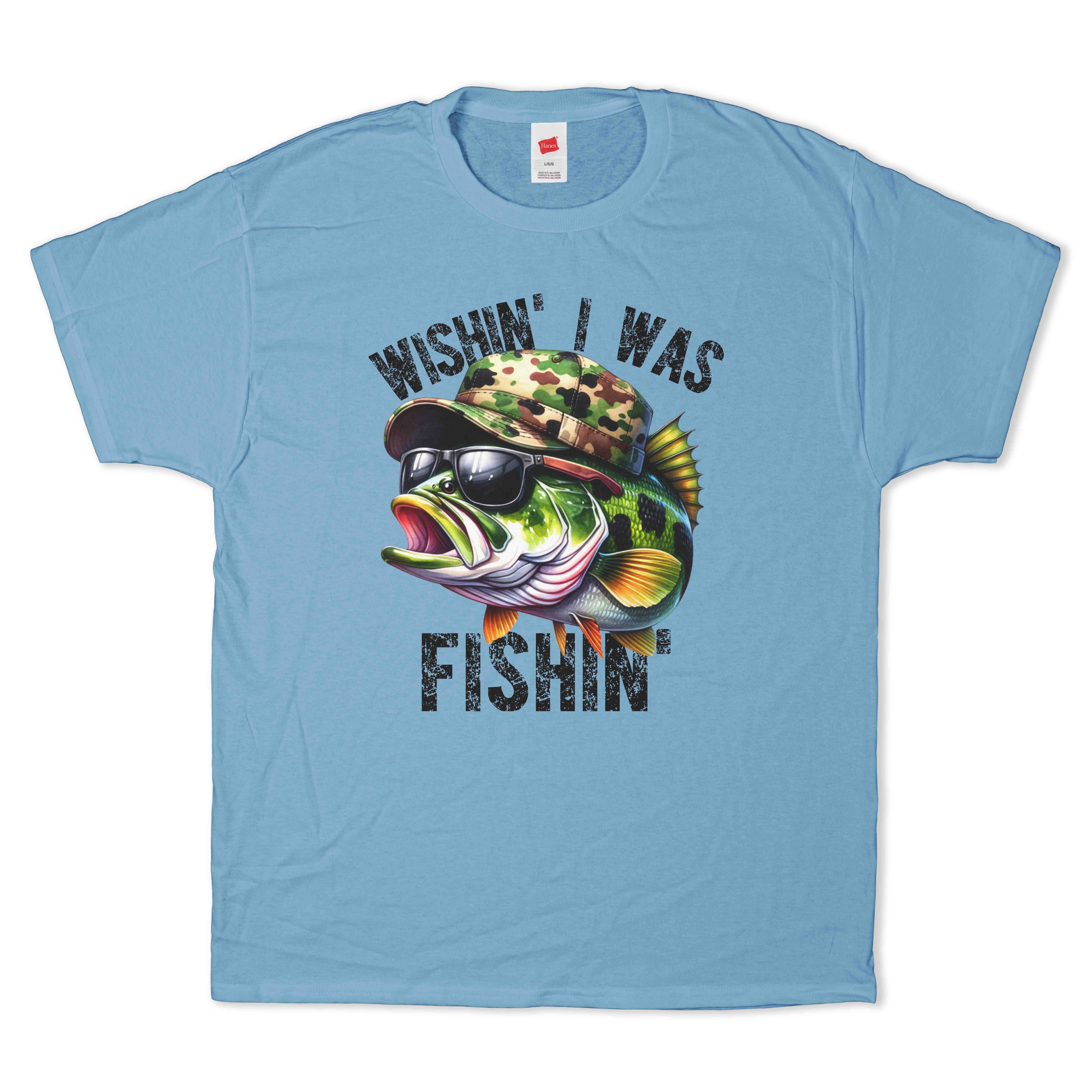 Wishin' I was Fishin' T-Shirt