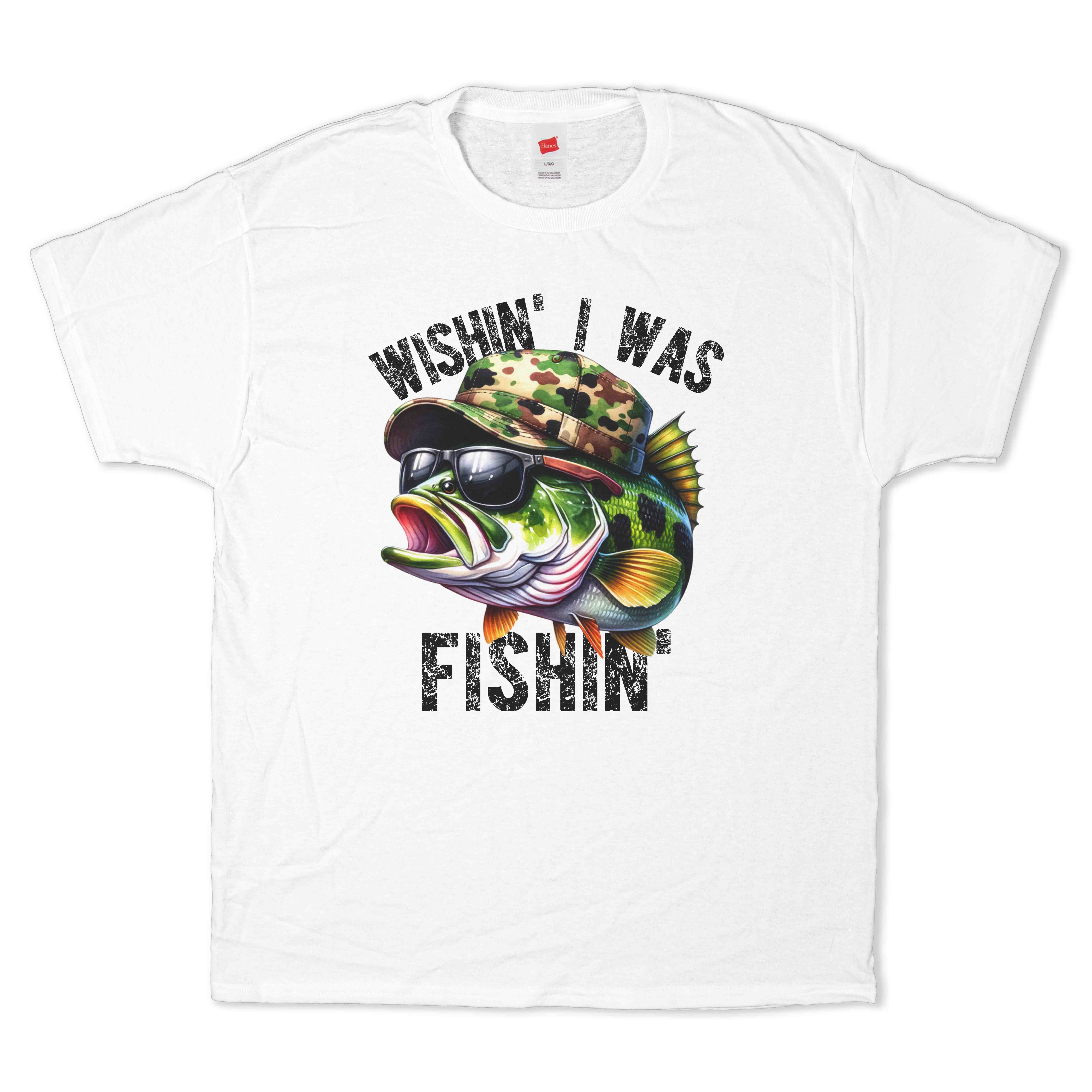 Wishin' I was Fishin' T-Shirt