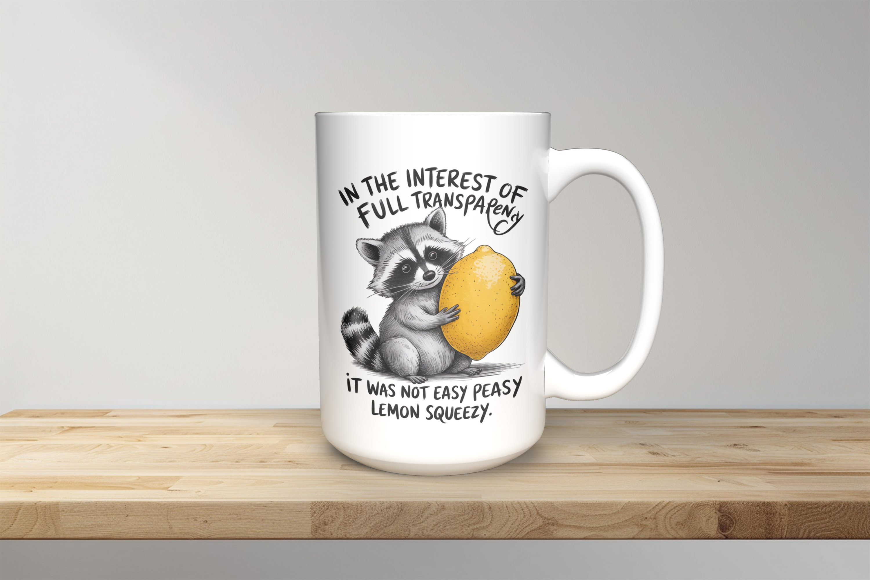 Easy Peasy - 15oz Coffee Mug