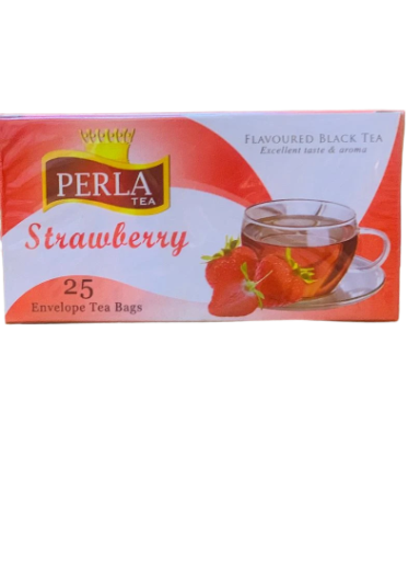 Thé noir aromatisé fraise