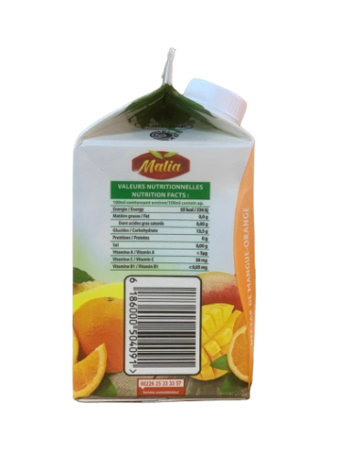 Nectar de mangue-orange Malia