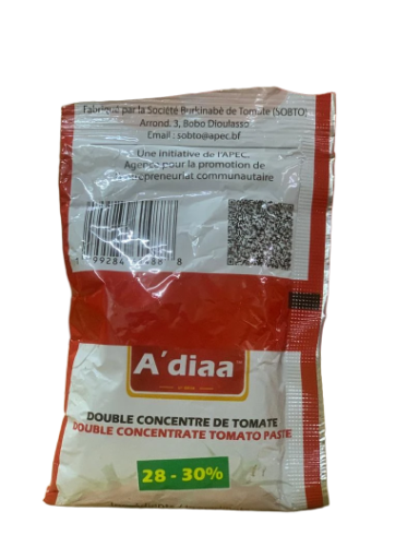 Double concentré de tomate A'diaa