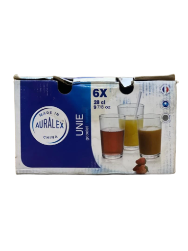 Verres à eau Auralex Unie Paque