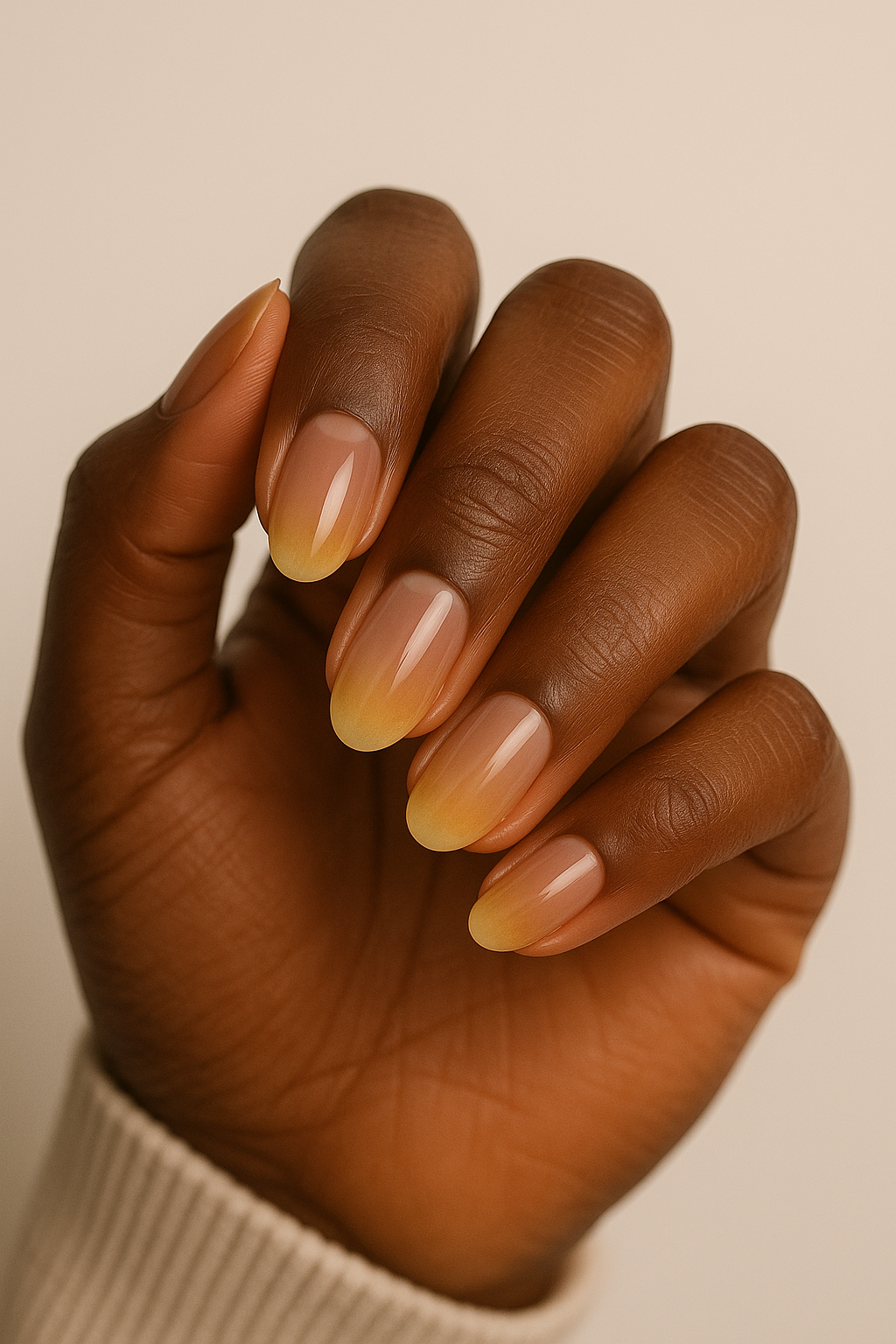 Vernis à ongles semi-transparent dégradé