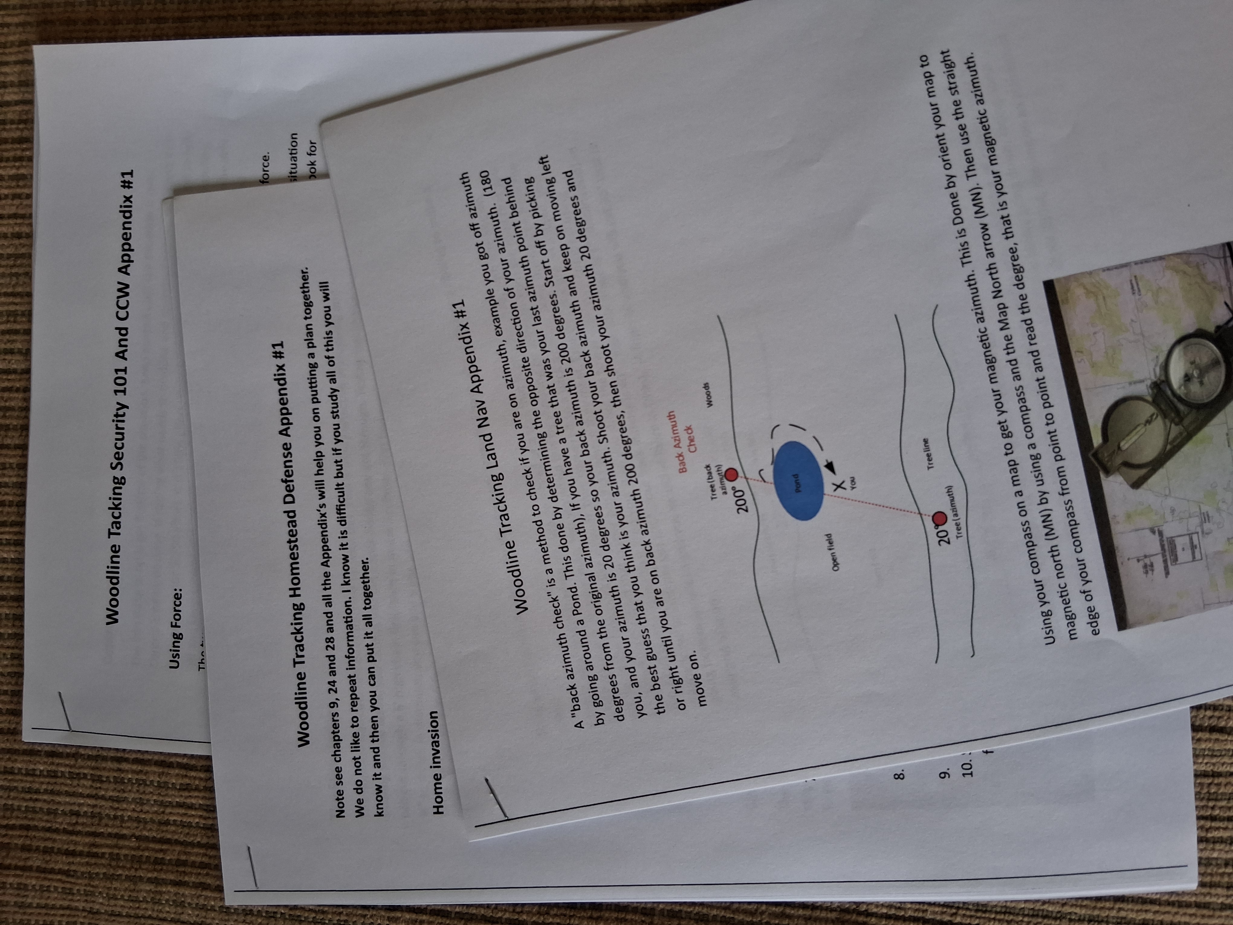 Woodline Tracking Handbook Appendices