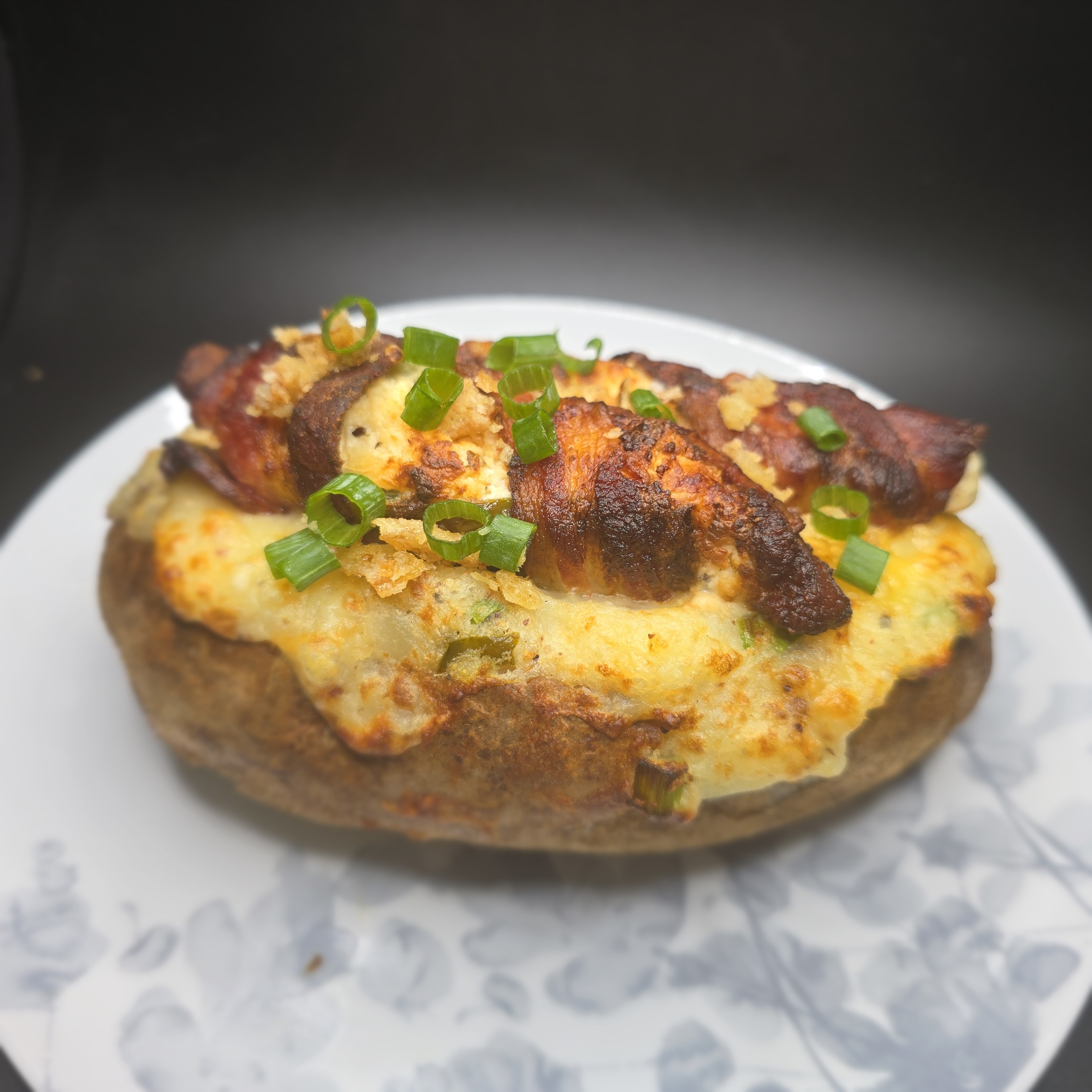 Bacon Wrapped Stuffed Jalapeno Stuffed Potato