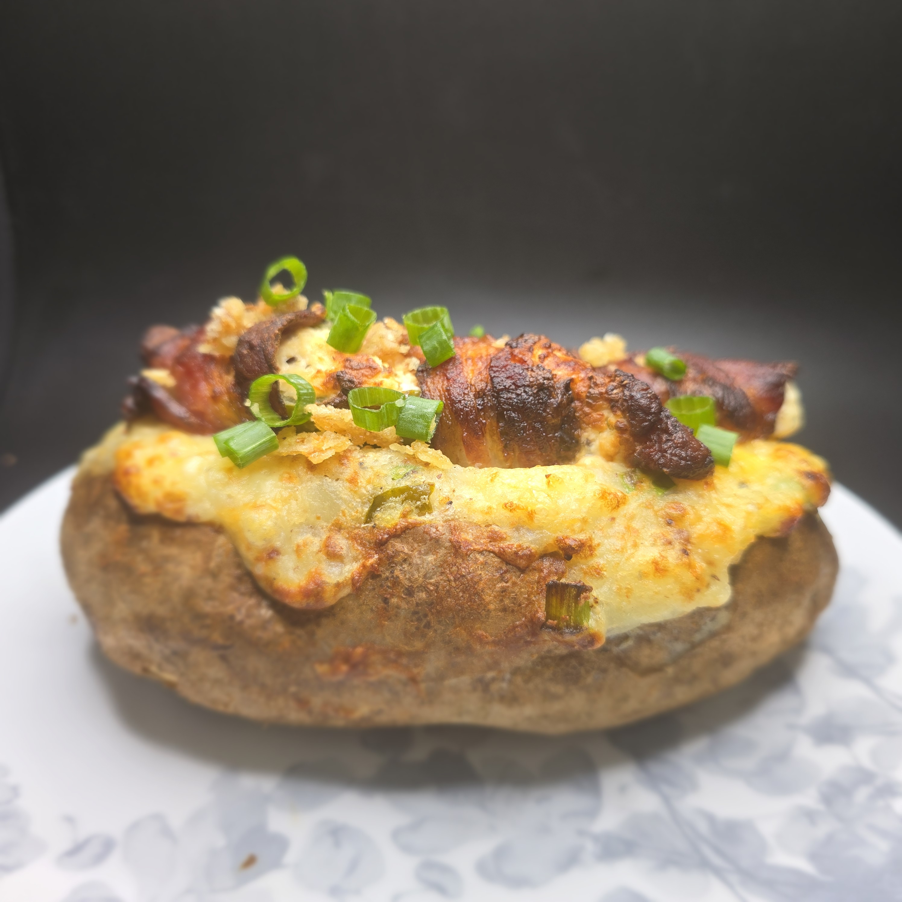 Bacon Wrapped Stuffed Jalapeno Stuffed Potato