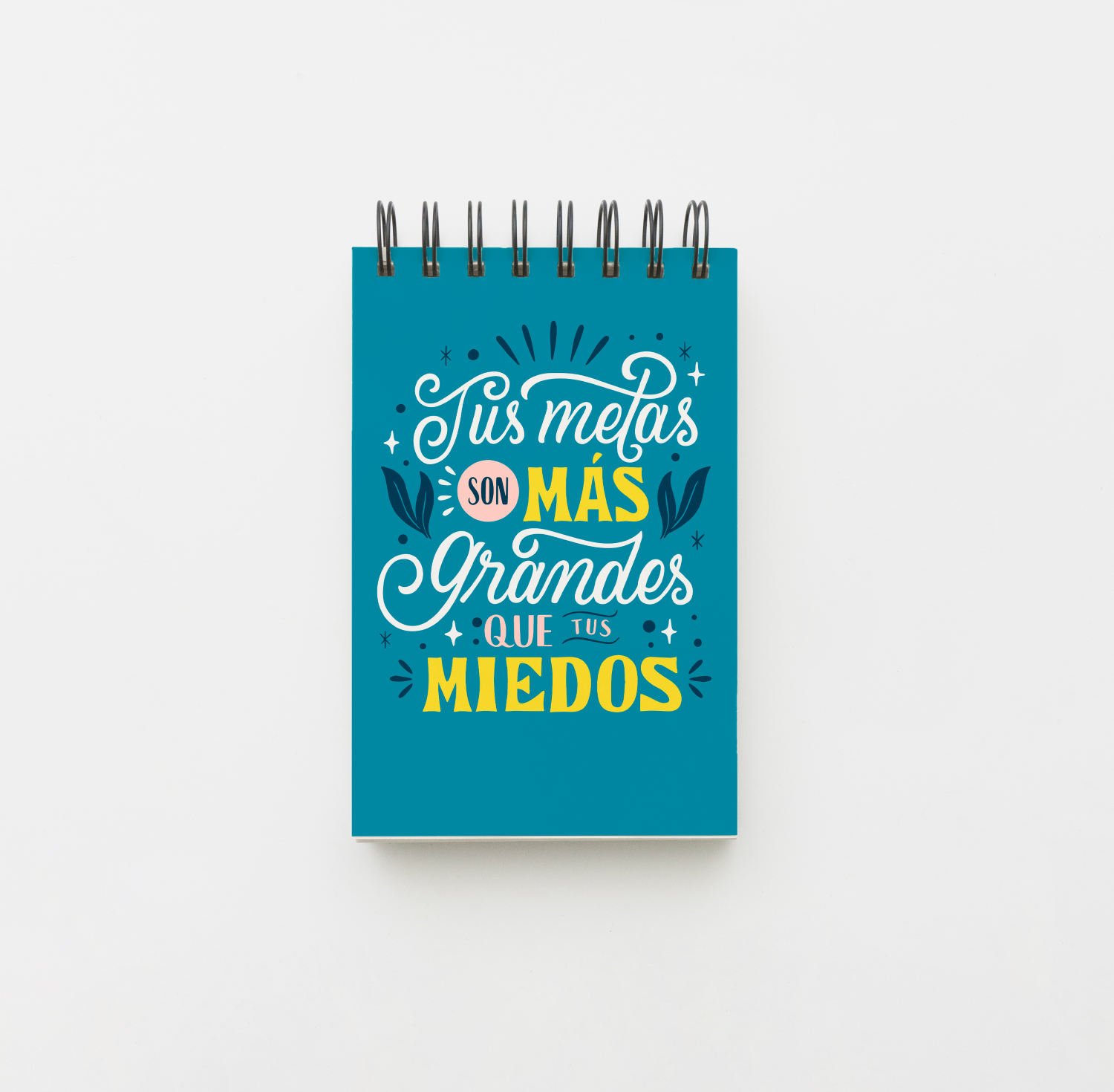 Bloc de nota - Tus metas son más grandes que tus miedos