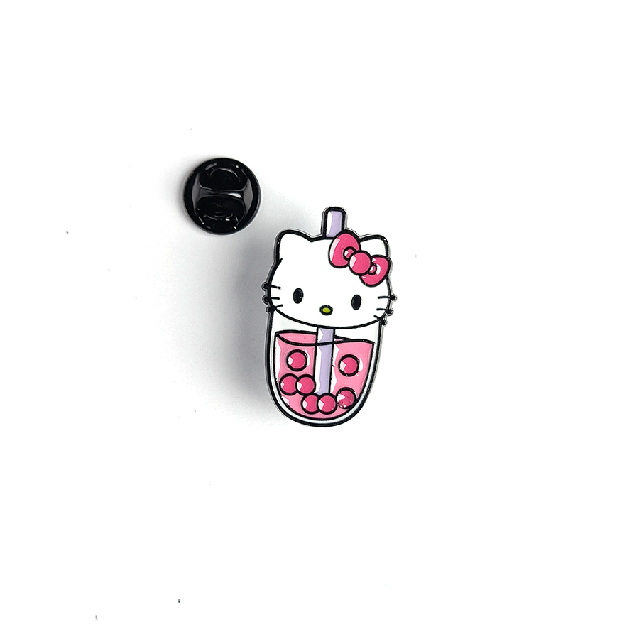 Pin Hello Kitty con Bebida de Burbujas