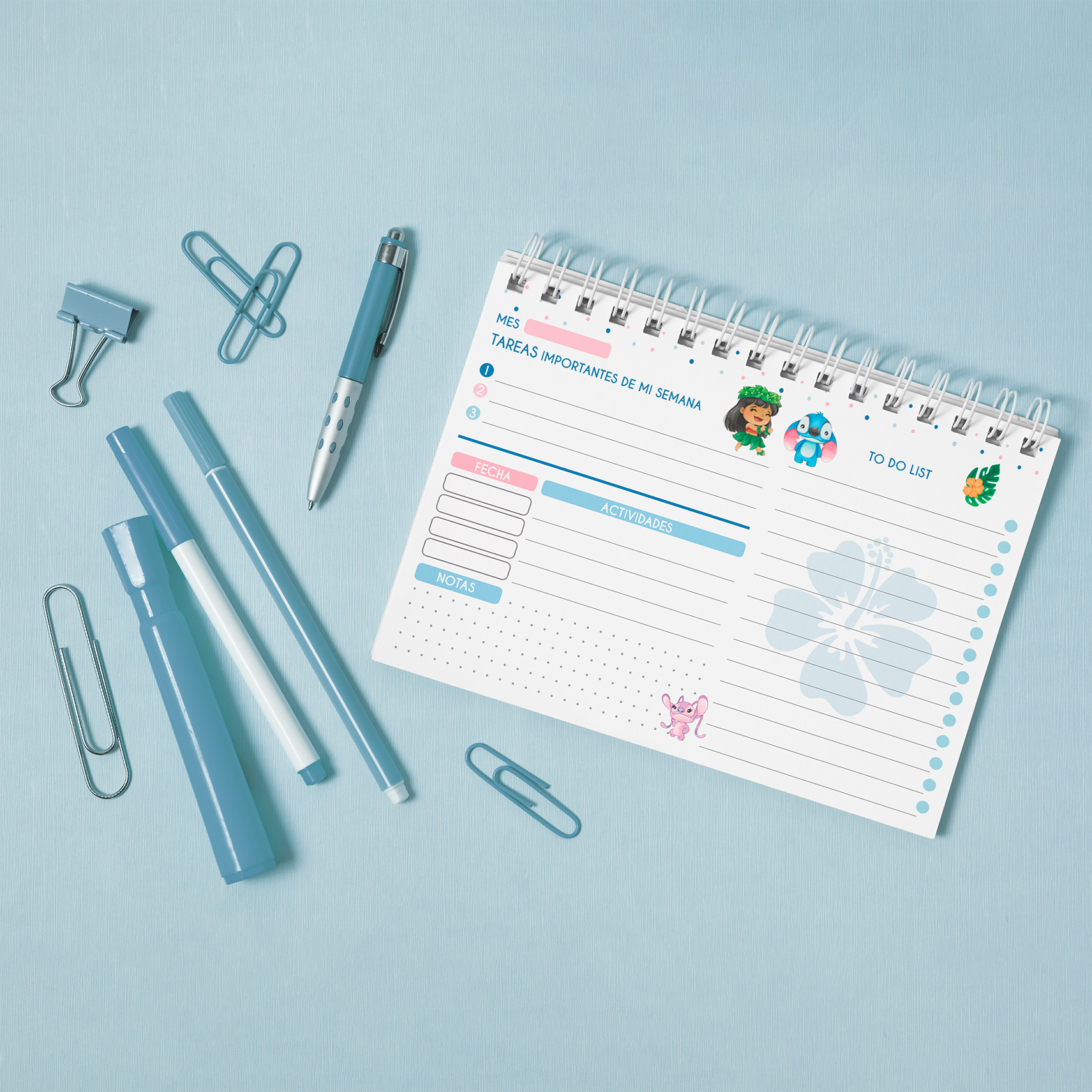 Planner Semanal Stitch