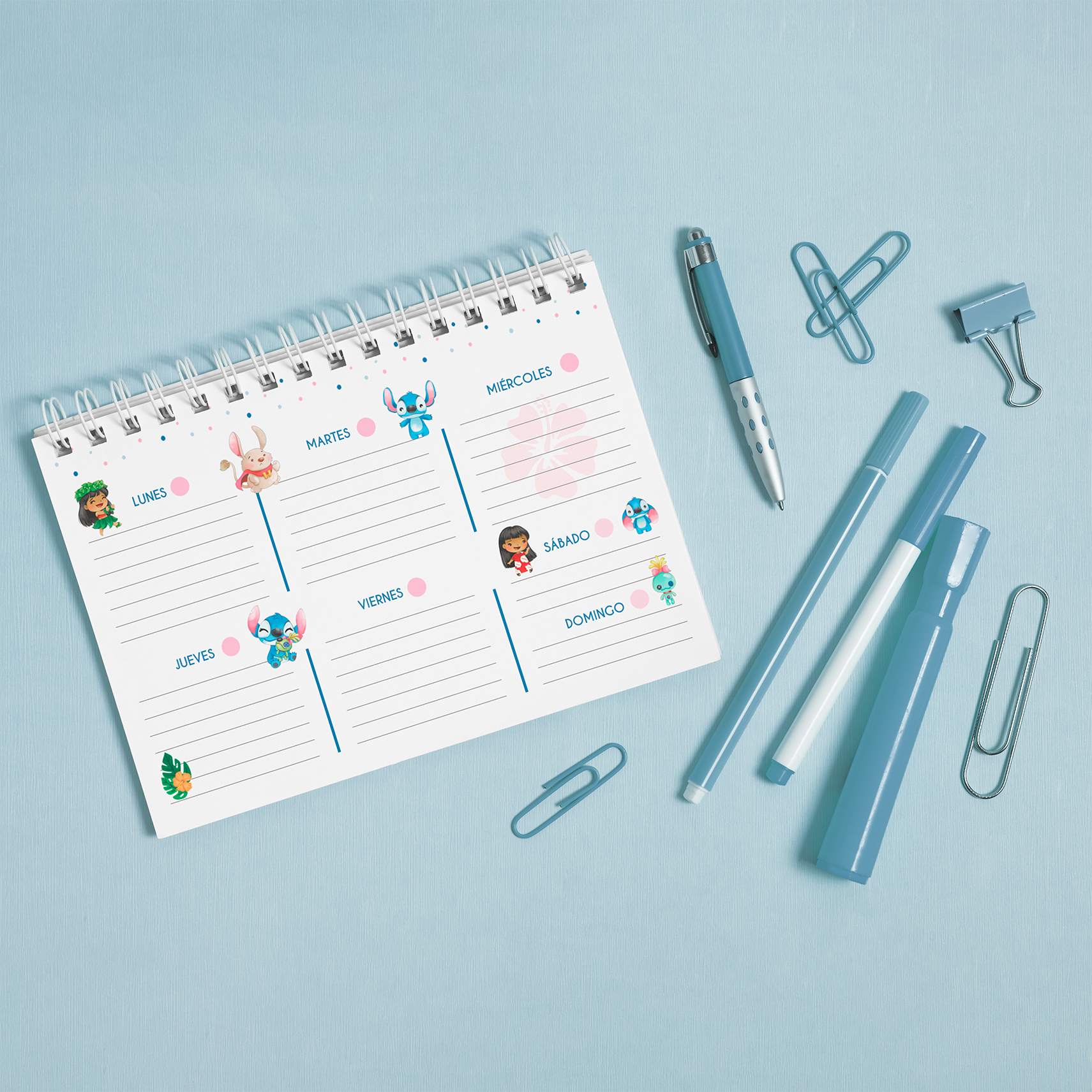 Planner Semanal Stitch