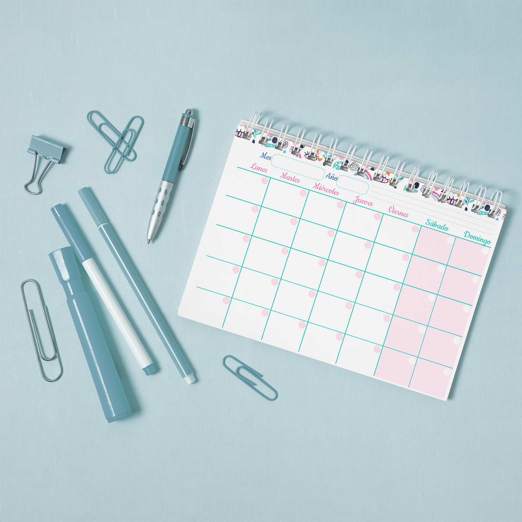 Planner Semanal Jardín Encantado