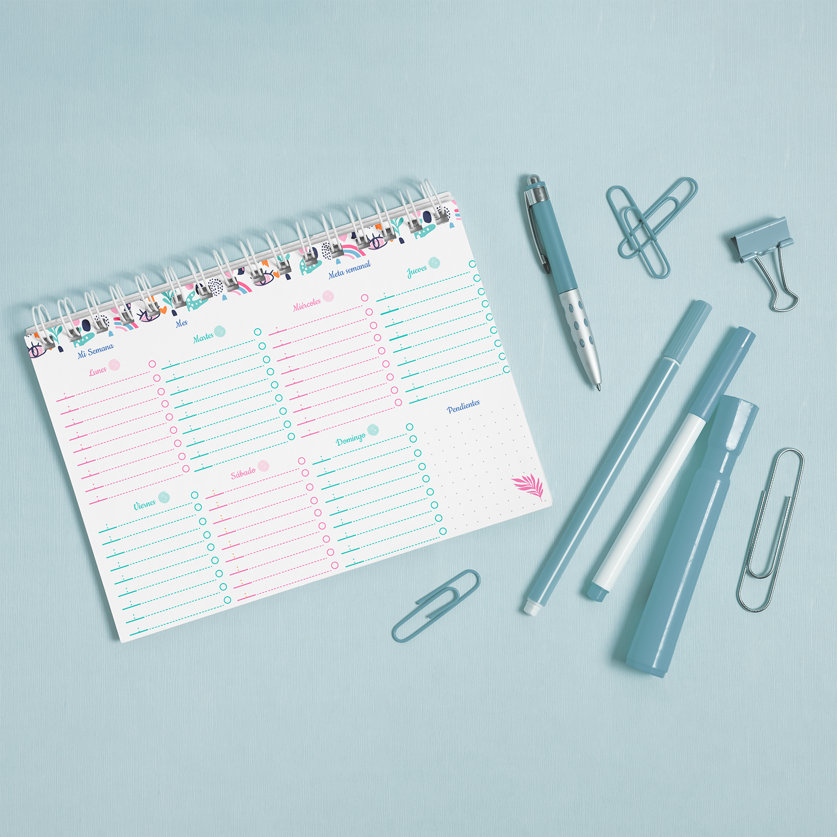 Planner Semanal Jardín Encantado