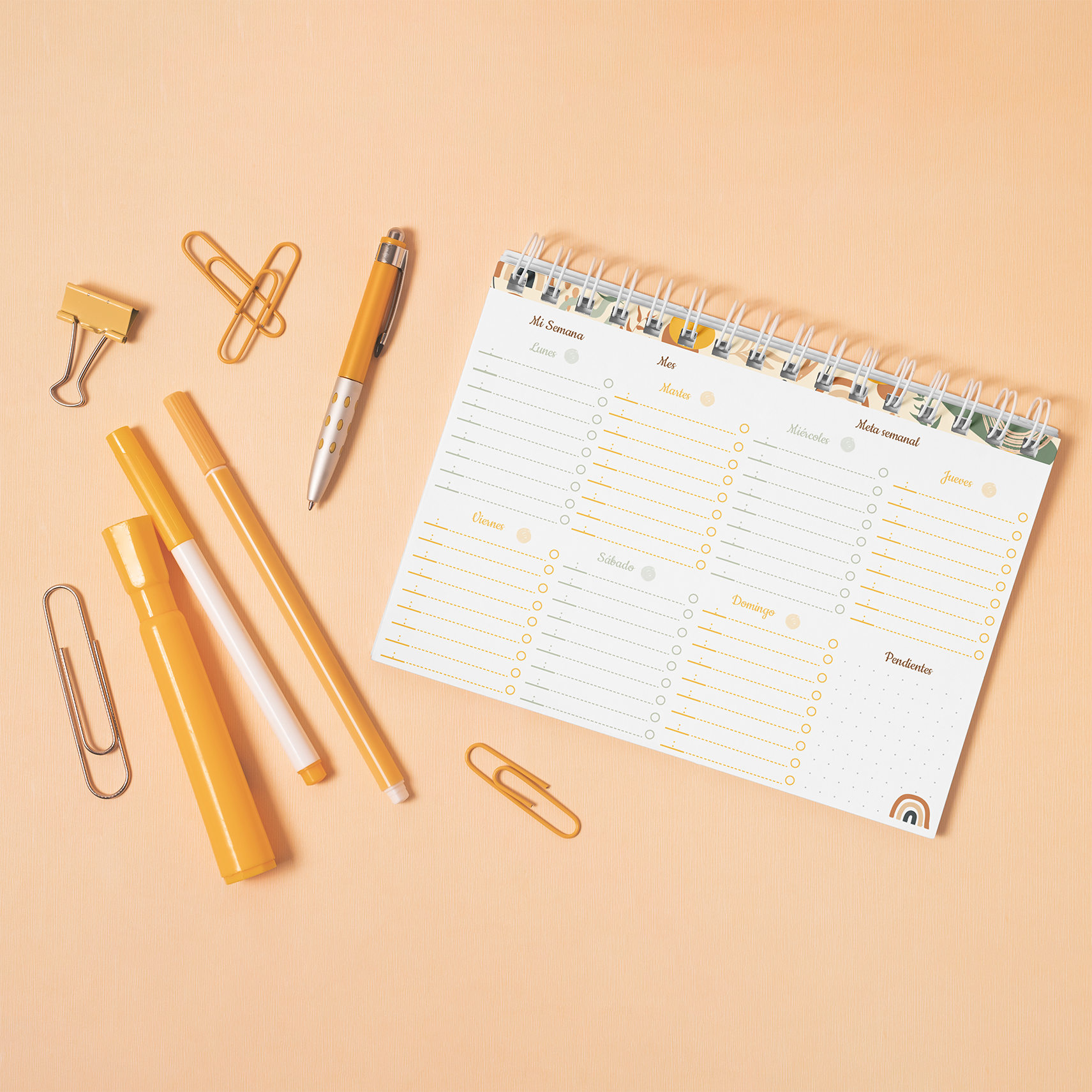 Planner Semanal Flor del Desierto