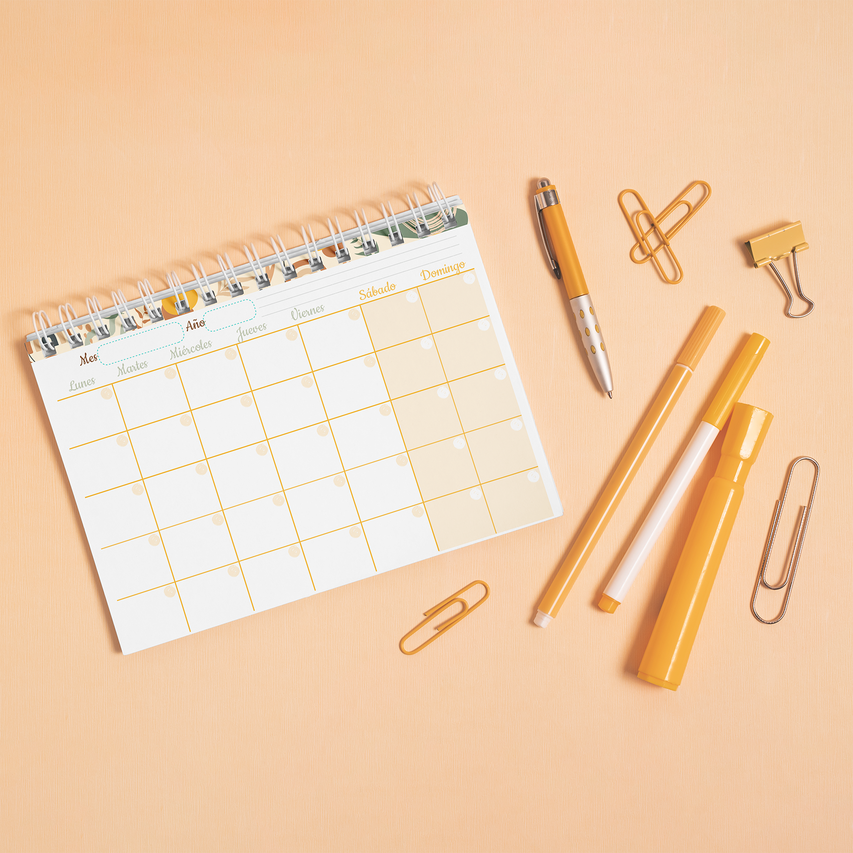 Planner Semanal Flor del Desierto