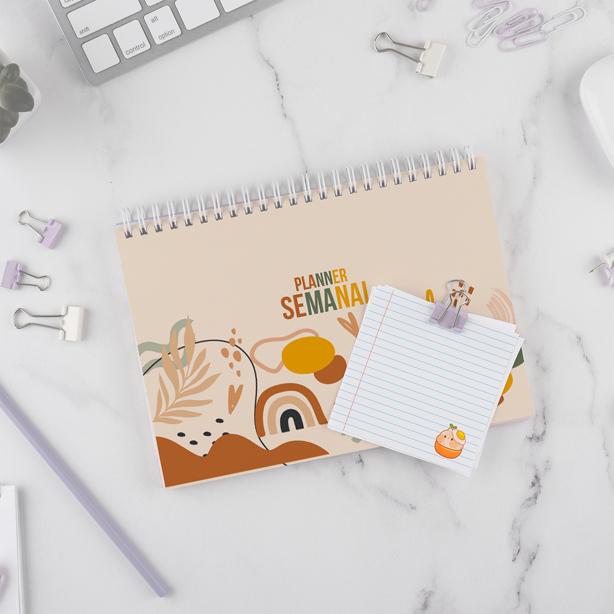 Planner Semanal Flor del Desierto