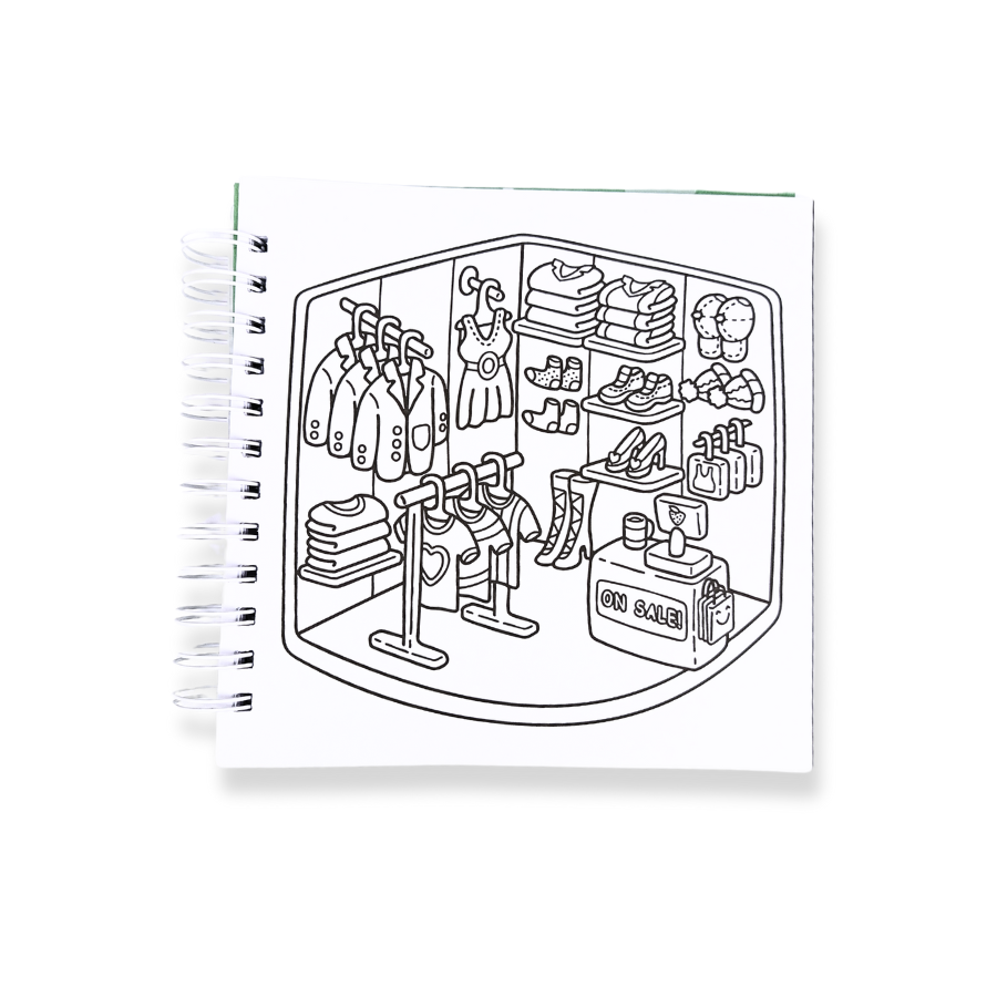 Coloring Book Tiny Space