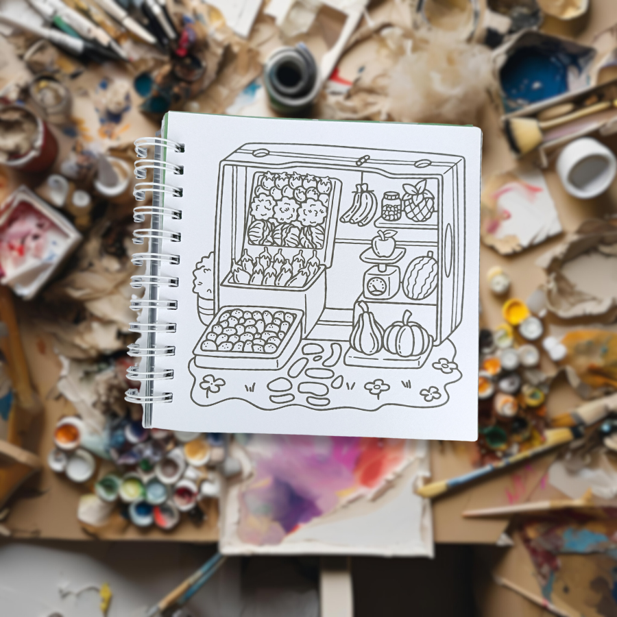 Coloring Book Tiny Space