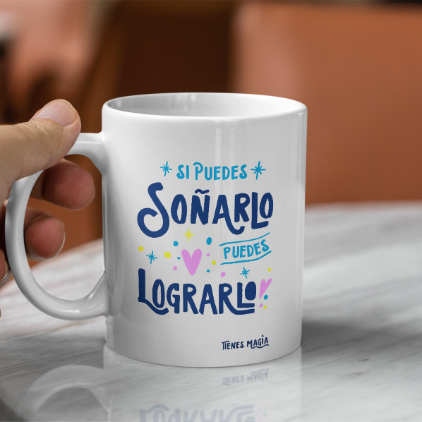 Tazón Si puedes soñarlo, puedes lograrlo