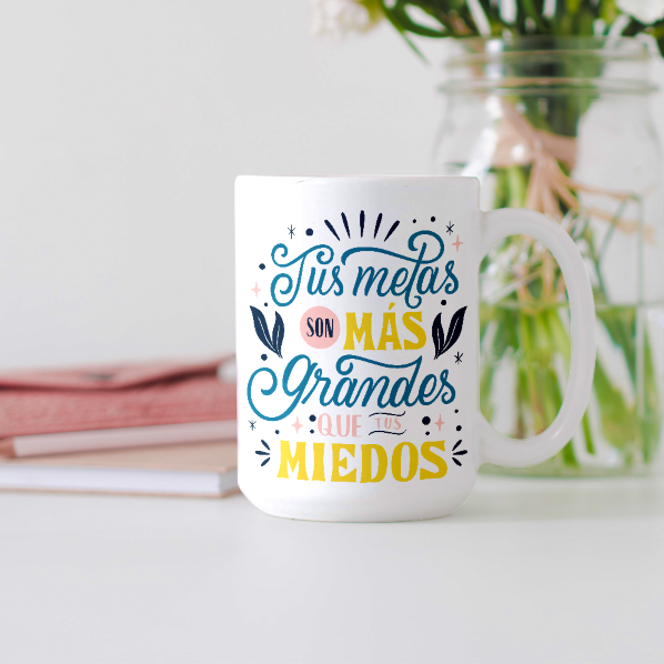 Tazón Tus metas son más grandes que tus sueños