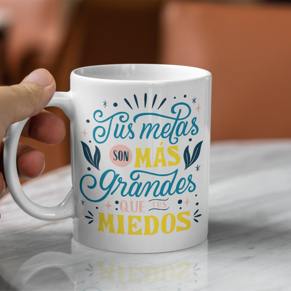Tazón Tus metas son más grandes que tus sueños