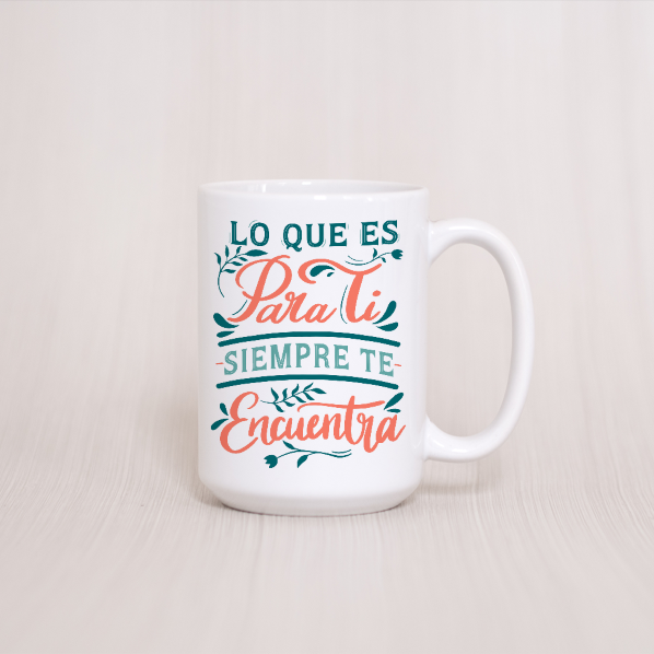 Tazón Lo que es para ti, siempre te encuentra