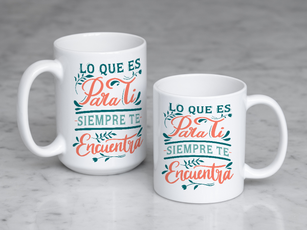 Tazón Lo que es para ti, siempre te encuentra