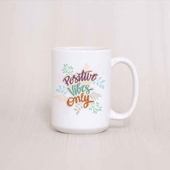 Tazón Positive Vibes Only