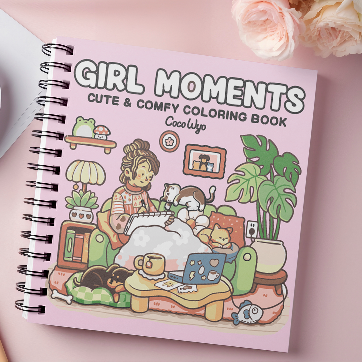 Coloring Book Girl Moments