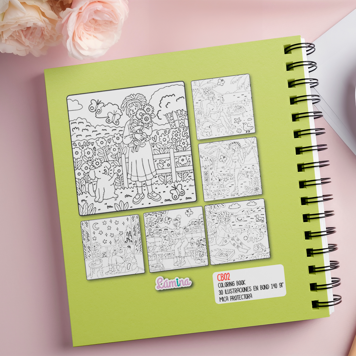 Coloring Book "Girly Summer Vibes"