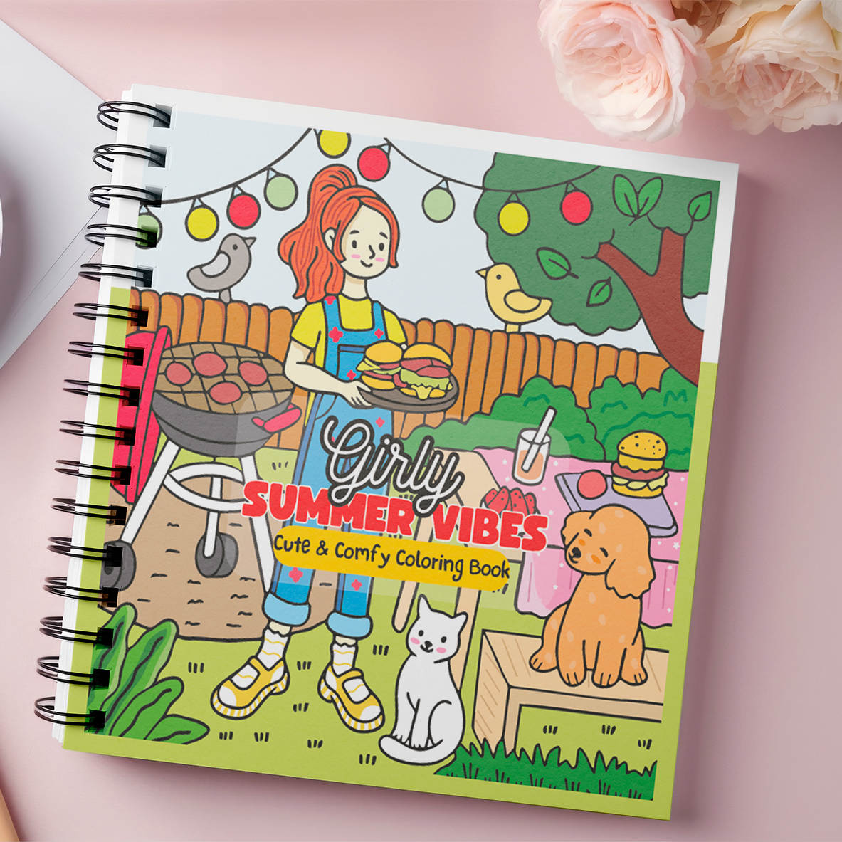 Coloring Book "Girly Summer Vibes"