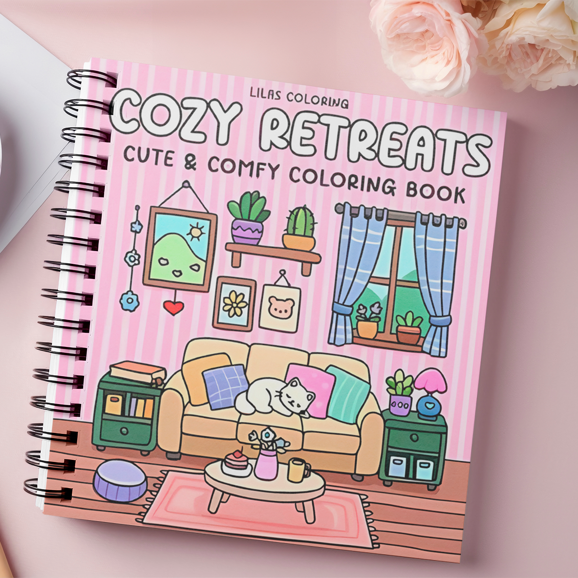 Coloring Book "Cozy Retreats"