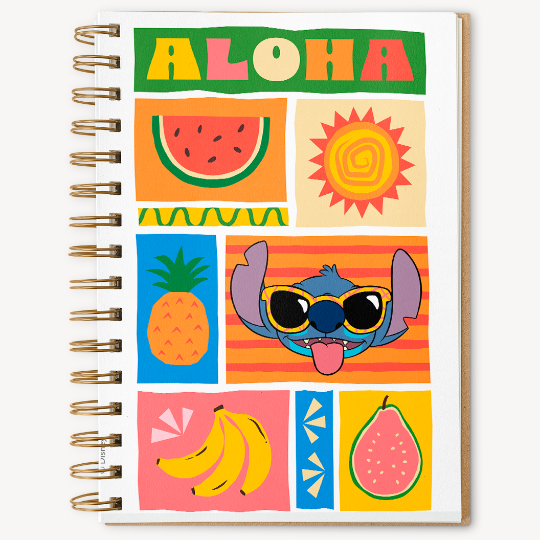 Libreta Stitch 10 x 15 cm