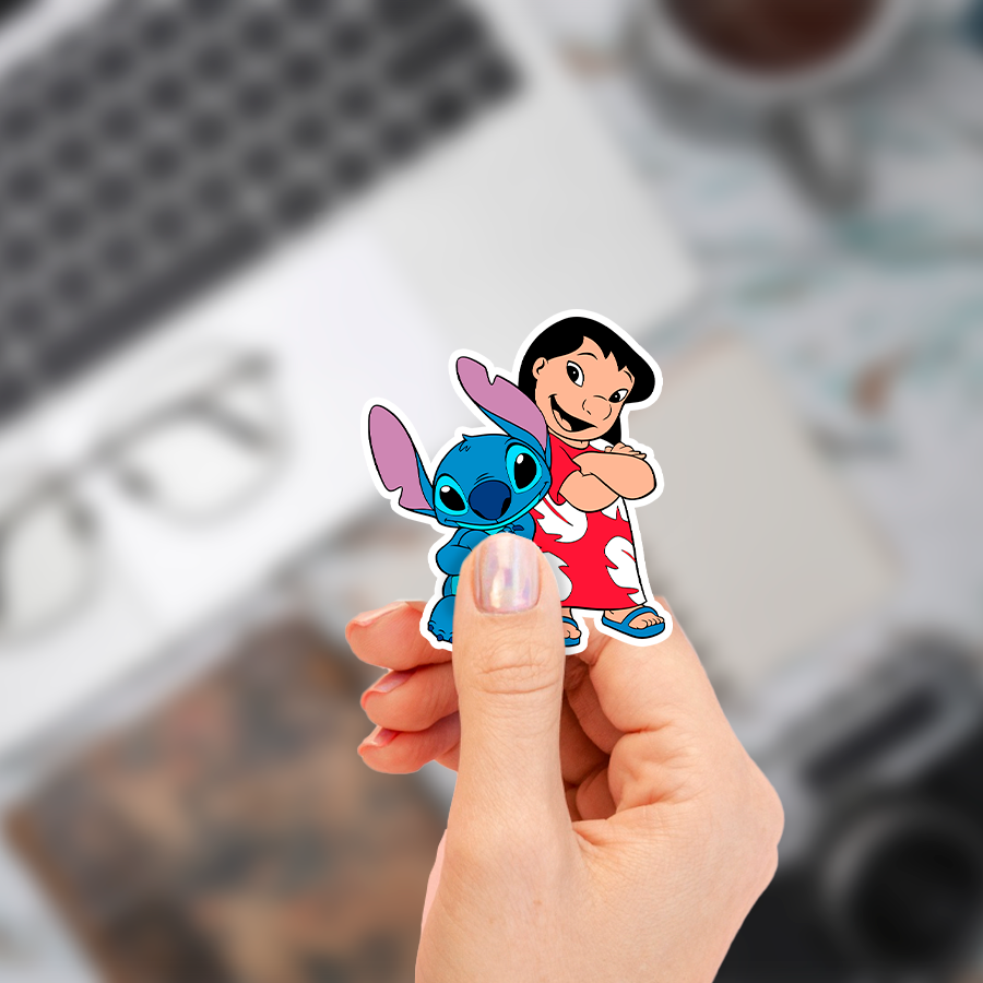 Stickers "Lilo y Stich"