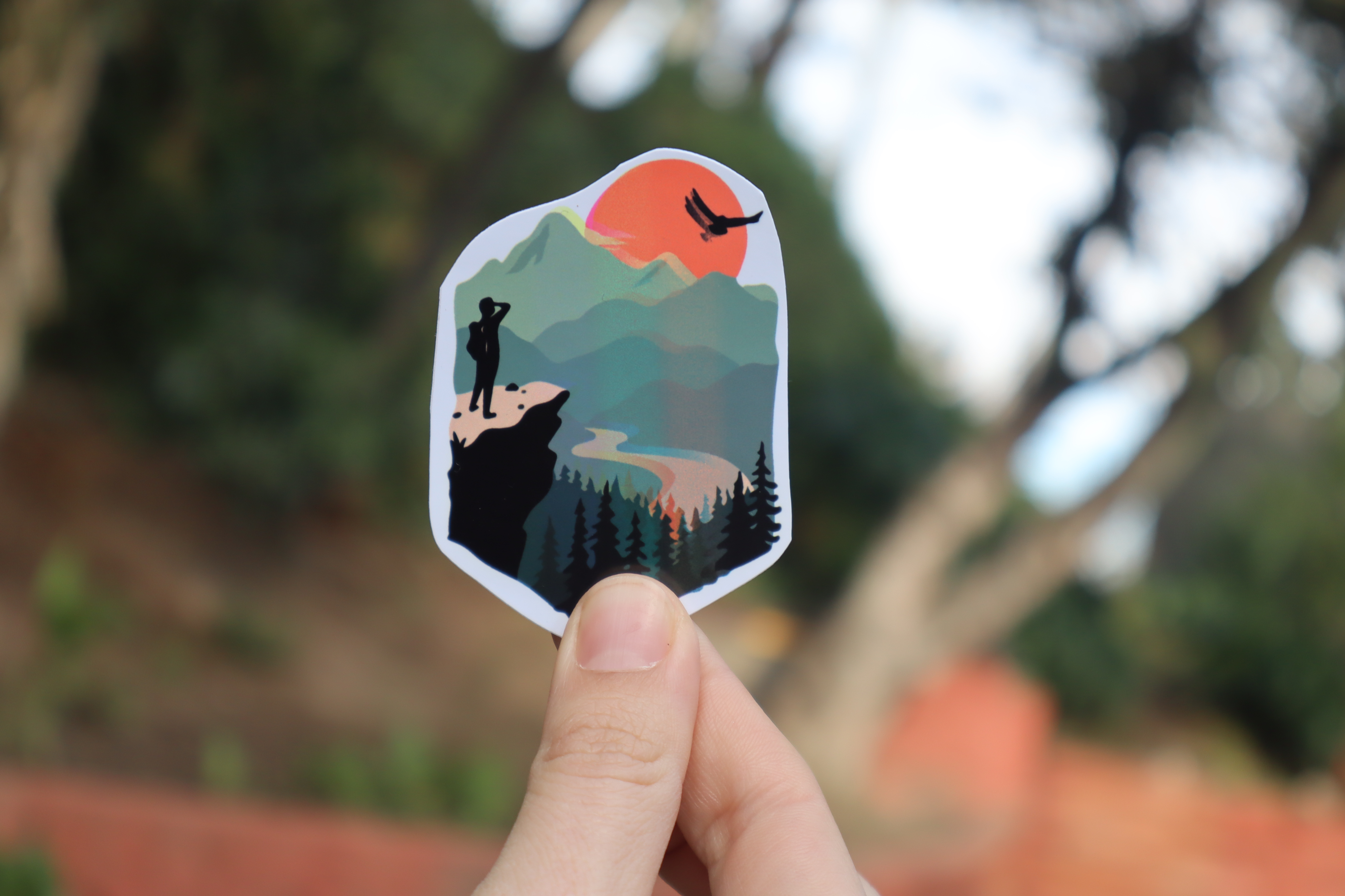 Sticker "Exploring"